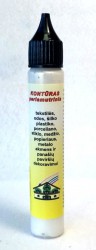 Perlamutrinis kontūras AKRILEN Balta (30 ml)