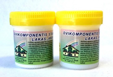 Dvikomponentis sendinimo lakas AKRILEN Stambus (2 x 60 ml)