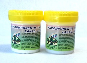 Dvikomponentis sendinimo lakas AKRILEN Smulkus (2 x 60 ml)