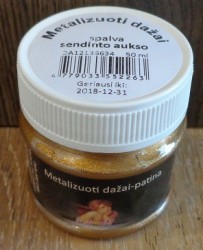 Metalizuoti dažai sendintas auksas (50 ml)