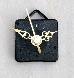 Laikrodžio mechanizmas (aukso spalvos rodyklės)
