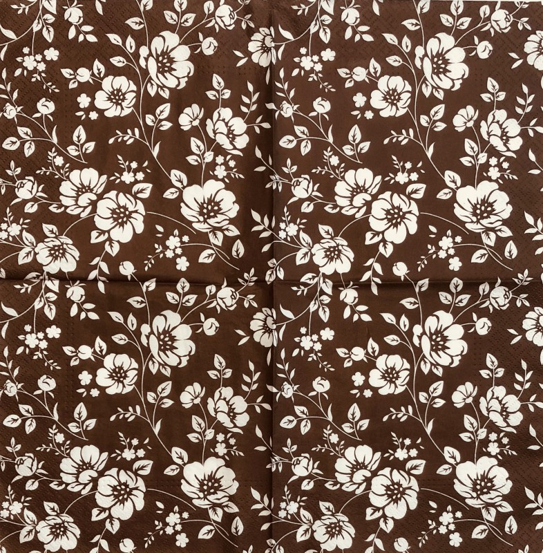 Napkin Flowers (brown)