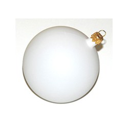 Christmas ball white (8 cm)