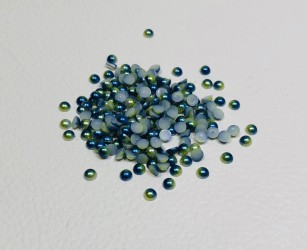 Half pearl 5mm Green/Blue 200 pcs