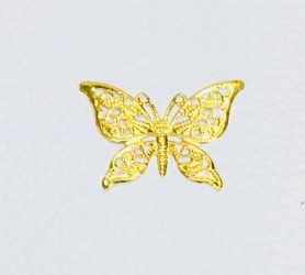 Ažūrinis drugelis (aukso spalva)