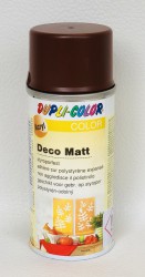 Deco matt spray paint 150ml Nut brown