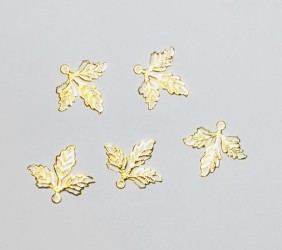 Leaves 5pcs Gold