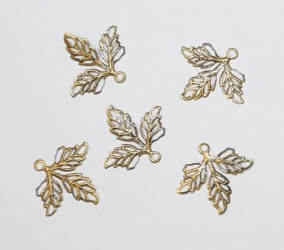 Leaves 5pcs Bronze