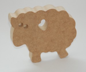 Sheep form MDF