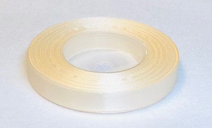 Satin Ribbon Cream (1,2cm, 32m)