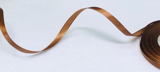 Satin Ribbon Brown (0,6cm, 1m)