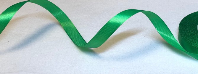 Satin Ribbon Dark green (1,2cm, 1m)