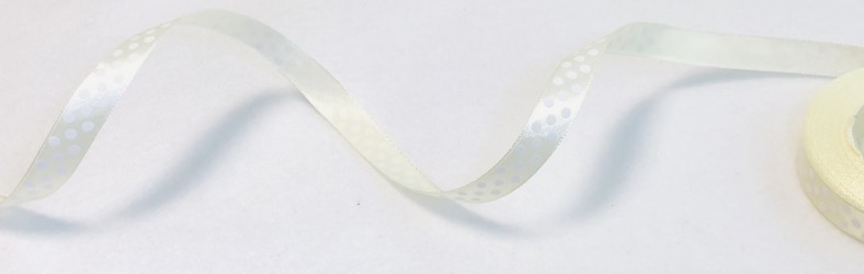 Satin Ribbon Cream (1,2cm, 1m)