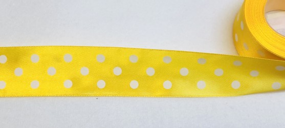 Satin Ribbon Yellow (3,8cm, 1m)