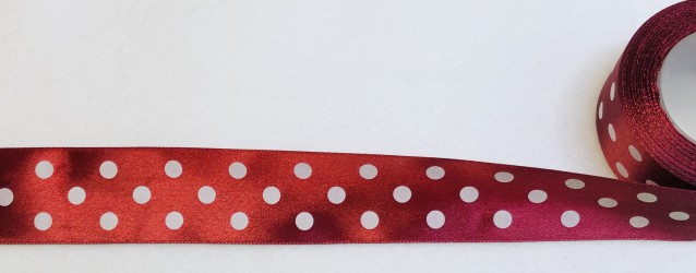 Satin Ribbon Burgundy (3,8cm, 1m)