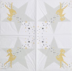 Napkin Girl with stars