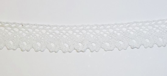 Lace trim White (1m, 2,7cm)