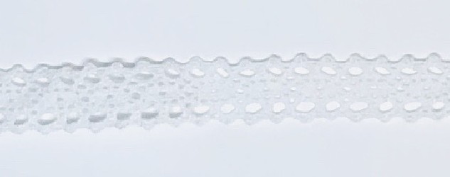 Lace trim White (1m, 1,6cm)
