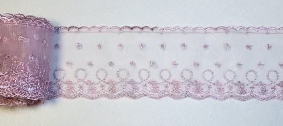 Lace trim 9,5 cm Pink