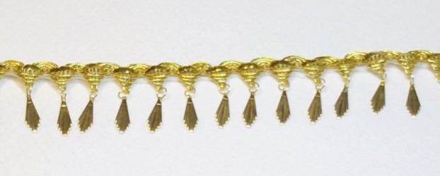Juostelė auksinė (4 cm pločio, 1 m)