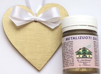 Metalizuoti dažai Auksas (50 ml)