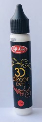 3D kontūras Baltas 30ml