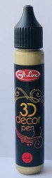 3D kontūras Žalsvo aukso 30ml