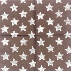 Napkin Stars brown