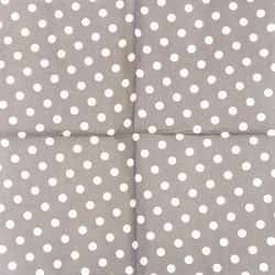 Napkin Dots grey