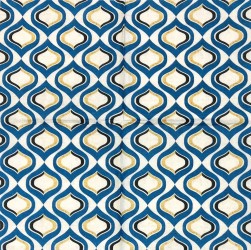 Napkin Ornamens blue