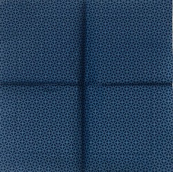 Napkin Ornament blue