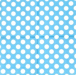 Napkin Dots blue