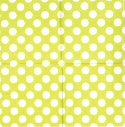 Napkin Dots green