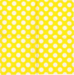 Napkin Dots yellow