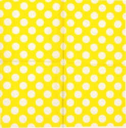 Napkin Dots yellow