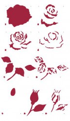 Stencil - Rose