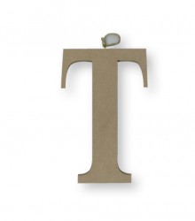 Letter T from MDF