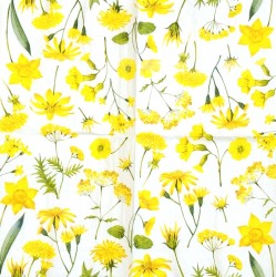 Napkin Flowers yellow