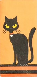 Handkerchief Black cat