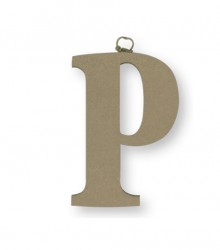 Letter P from MDF