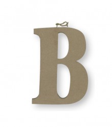 Letter B from MDF