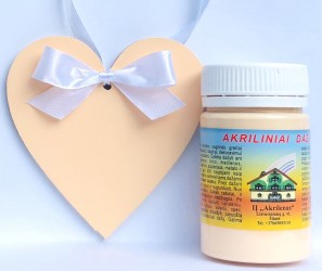 Matiniai akriliniai dažai Persikas (60ml)