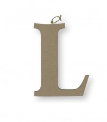 Letter L from MDF