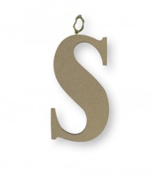 Letter S from MDF