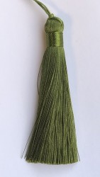 Tassel Dark green 8 cm
