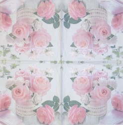Napkin Roses in the box