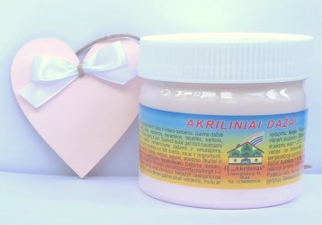 Matt acrylic paint Light pink(300 ml)