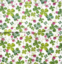 Paper Napkin Clover