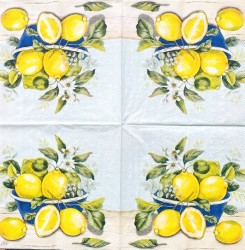 Paper Napkin Lemons