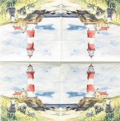 Paper Napkin Lighthouse